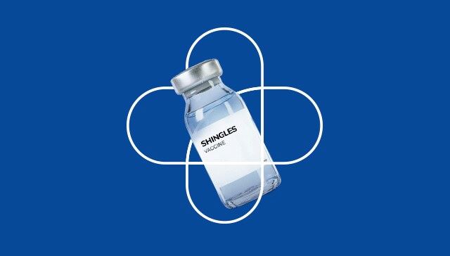 shingles vaccination bottle