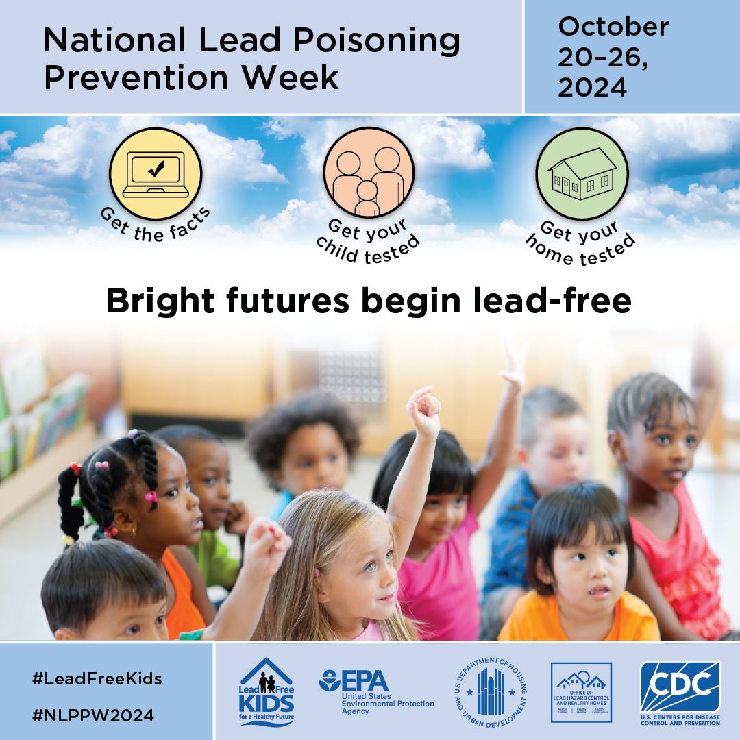 National Lead Poisoning Prevention Week with children