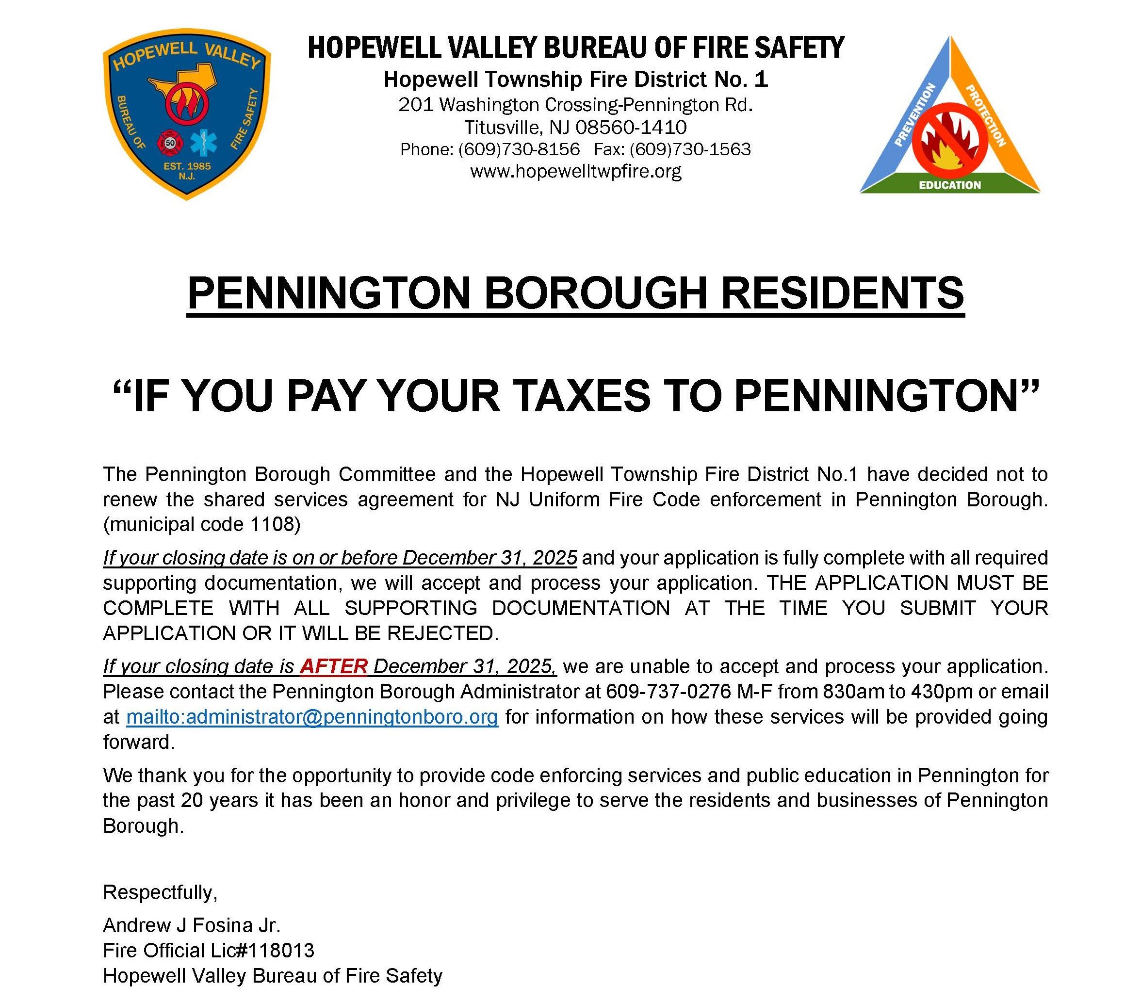 HVBFS Notice to RESALE APPLICANTS 1108  November 2025 CROPED