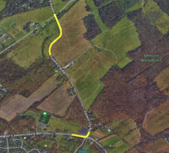 Map of road closures