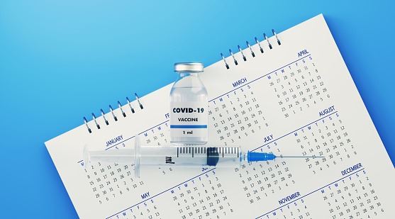 covid vaccine image of syringe