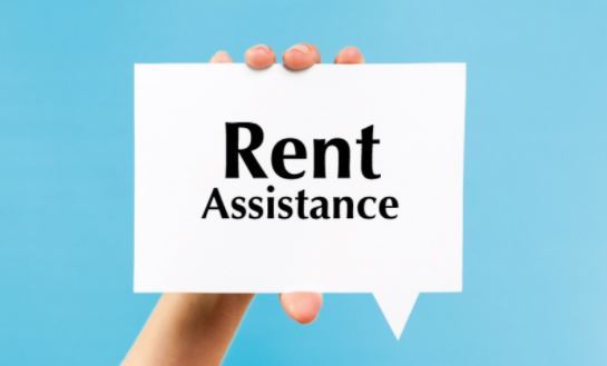 rent assistance sign