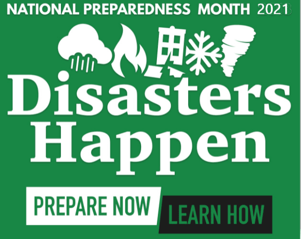 Disasters Happen, Prepare Now