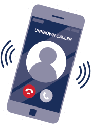 cell phone receiving call