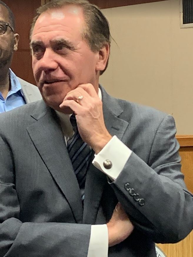 NJ Assembly Speaker Craig Coughlin smiling