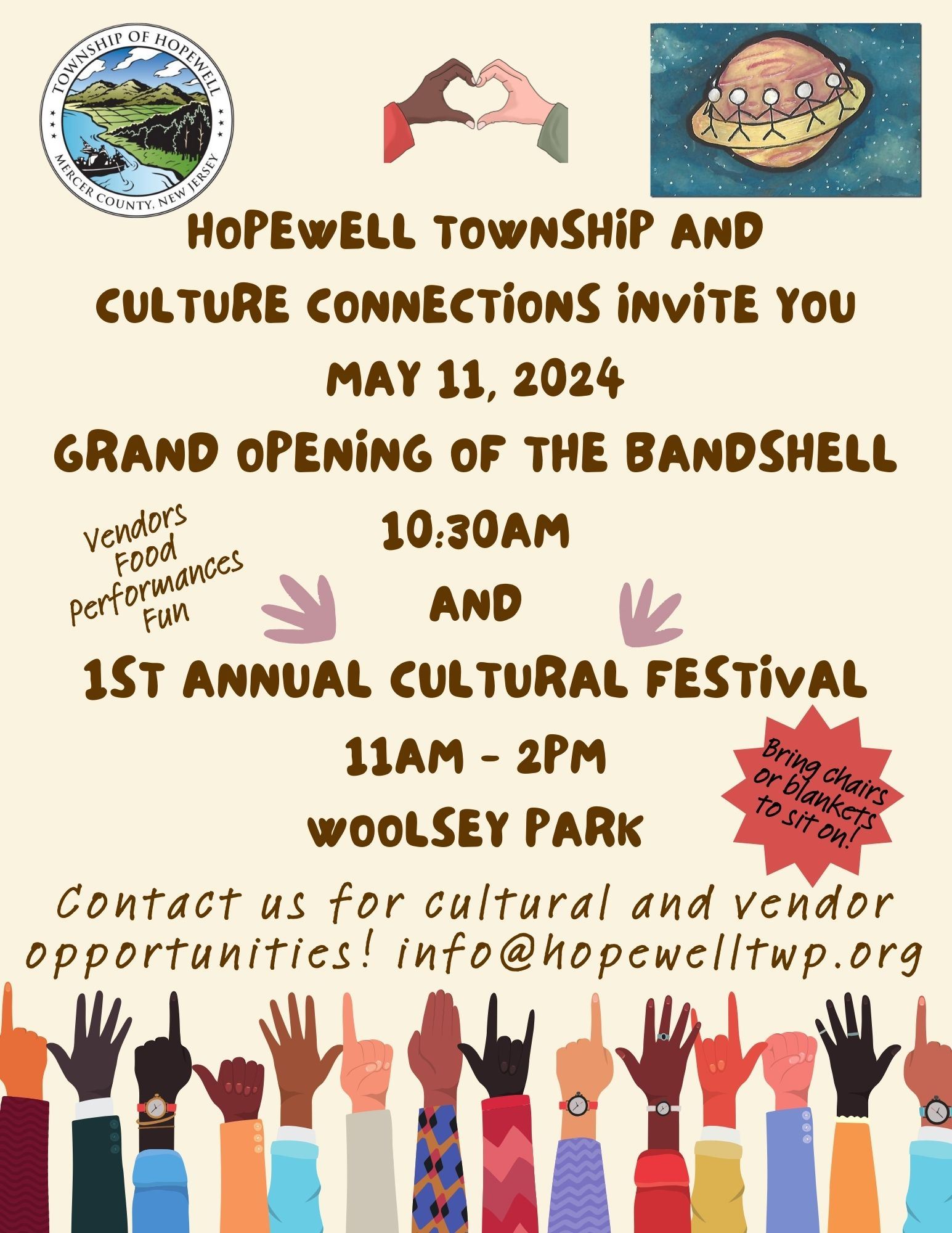 Cultural Fest May 11 at Woolsey Park