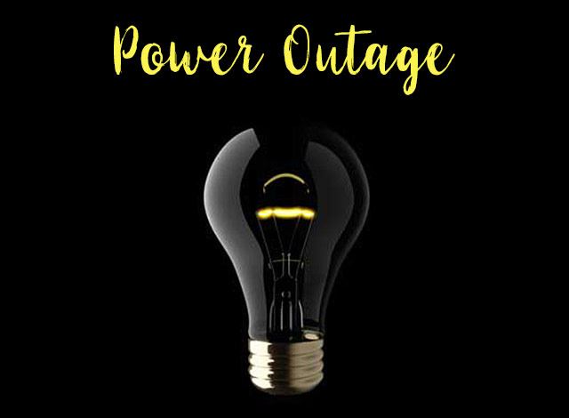 Light bulb and Power Outage