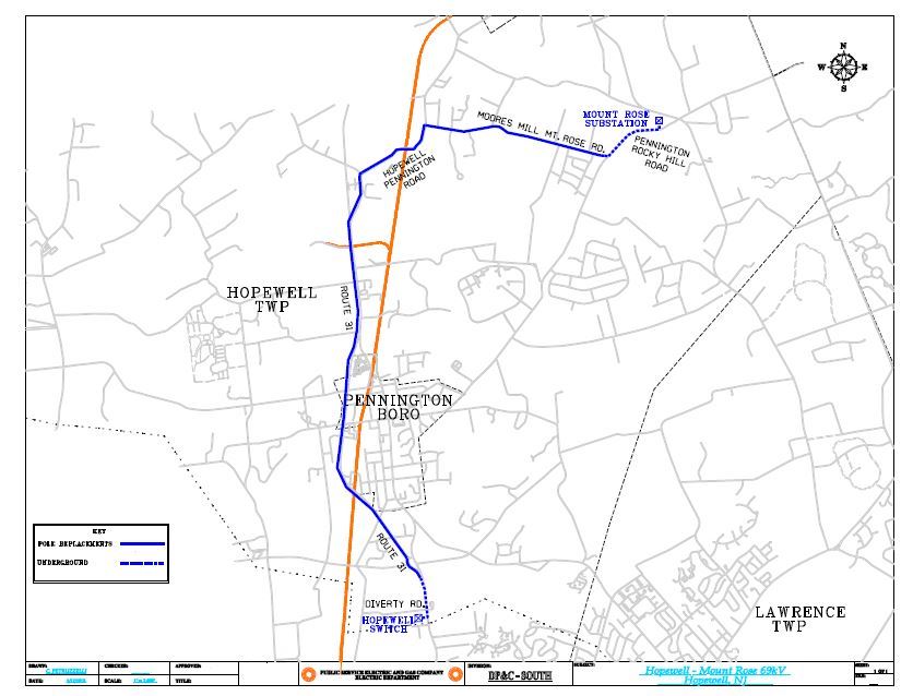 PSEG road work starting feb22 map