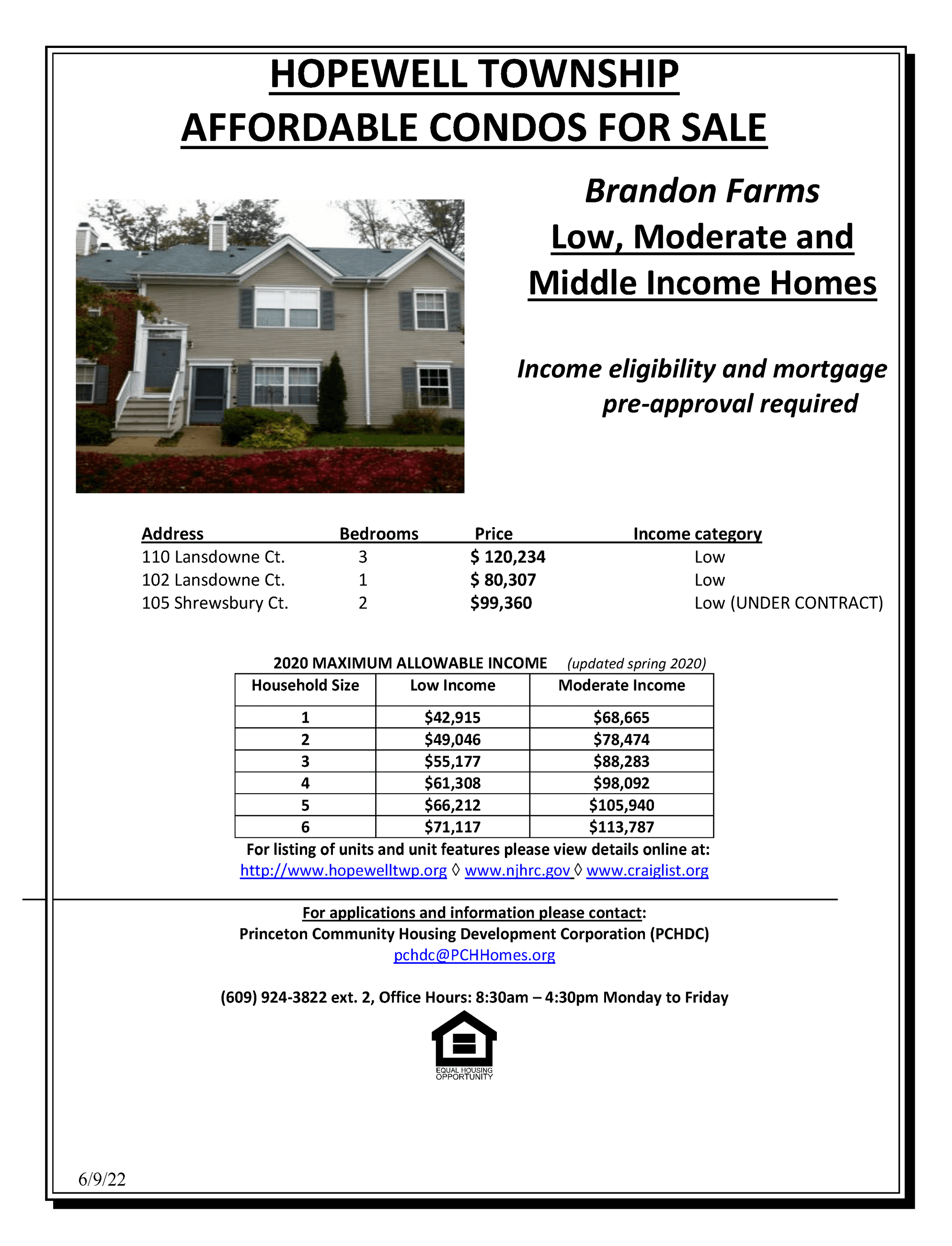 HOPEWELL SALES - GENERAL FLYER 06-09-22 low income housing